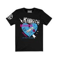 Black Meaningless behavior Miami vice colorway tee