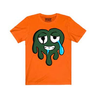 Drip vibes tee orange & green