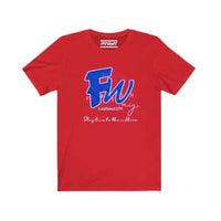 Red & blue Global T-shirt