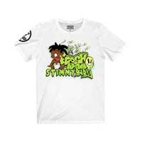 White glow in the dark stimmy tee