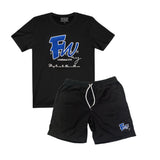 Black & Blue Global Set